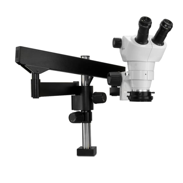 NZ Stereo Zoom Microscope And Polarized LED On Hd Articulating Arm